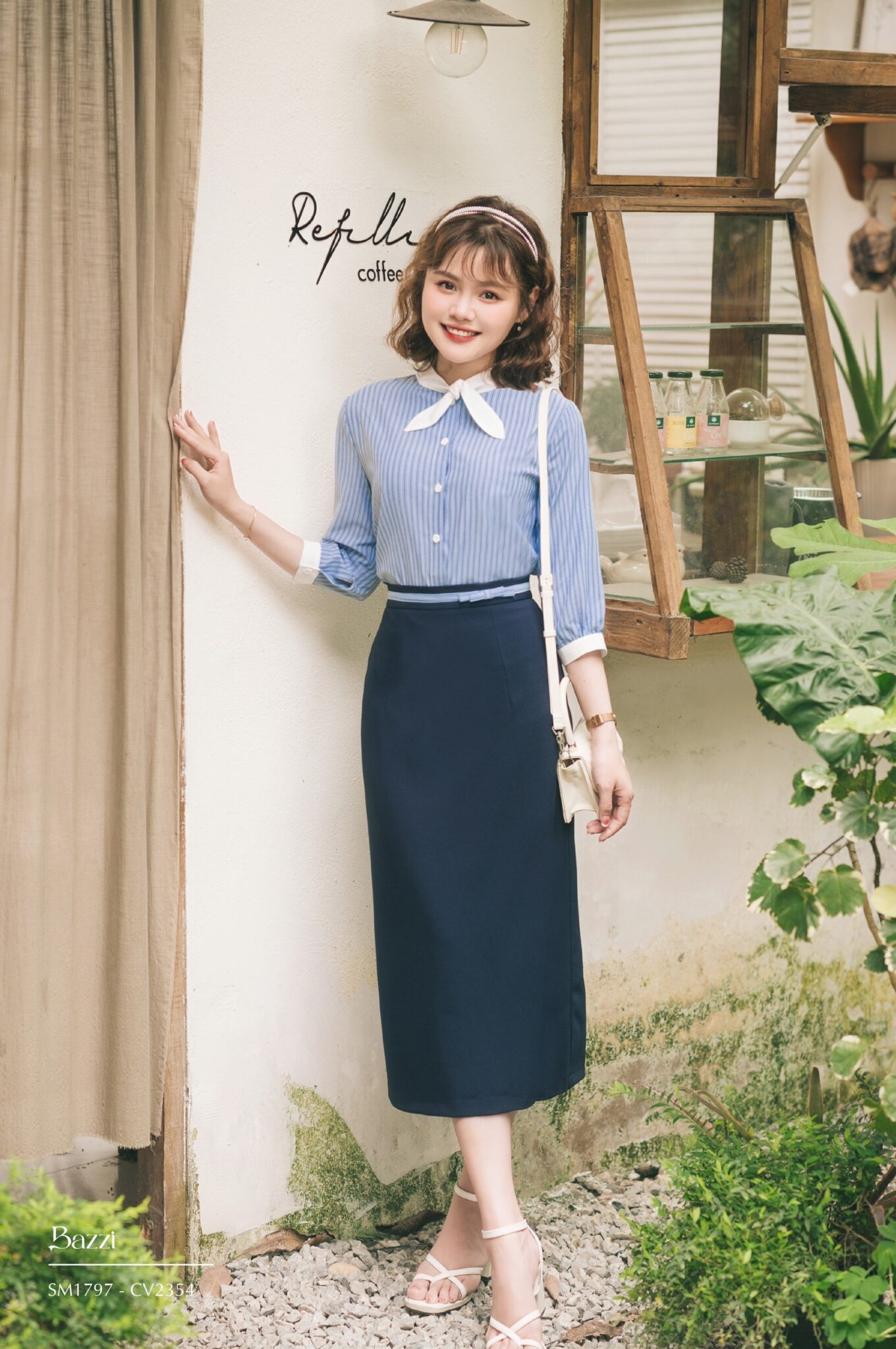 SM1797 - Sơ mi nơ thỏ tay lỡ